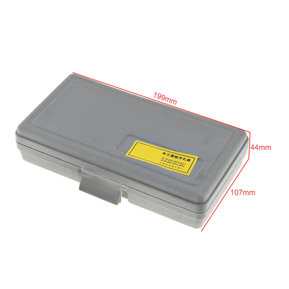 TORO 8pcs 19-64mm Hole Saw Bit Cutting Set Kit Drilling Tool Metal Wood Cutter Kit Round Case Drill Bits for Gypsum Board