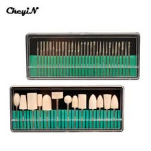 CkeyiN Nail Salon Tools Nail Drill Bits Set 3/32″ Shank Size For Manicure Pedicure Machine Accessory Professional Nail File Tool