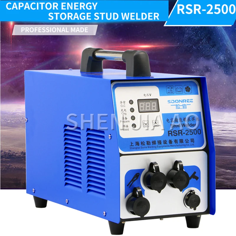 US $703.99 RSR2500 Desktop Capacitor Energy Storage Welder Stud Welding Machine Bolt Signage Welding Machine Stud Welding Machine 220V