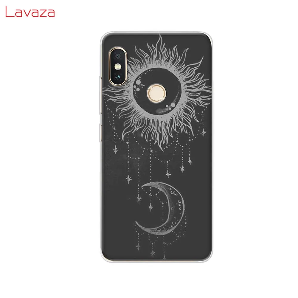 Черный Жесткий Чехол Lavaza с белыми звездами Луны для POCOPHONE F1 Xiaomi A2 8 9 SE Lite A1 Max 3 Redmi Note