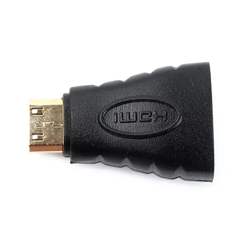 Эдаль мини HDMI к HDMI позолоченный Мужской к женскому AV штекер адаптер конвертер