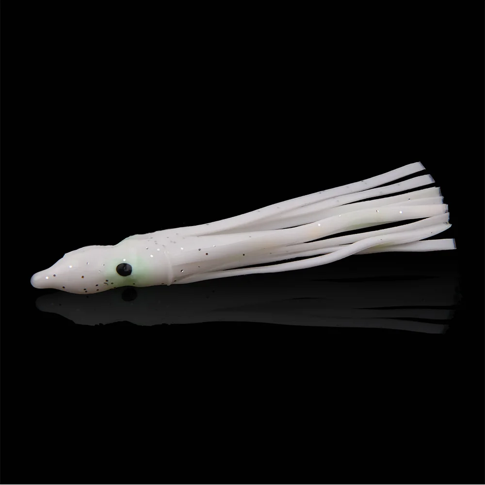Hyaena 10pcs Soft Lure Squid Skirts 5cm/8cm/9c/10cm Artificial Bait Lures Octopus Wobblers Rubber Tuna Kingfish Sailfish Baits