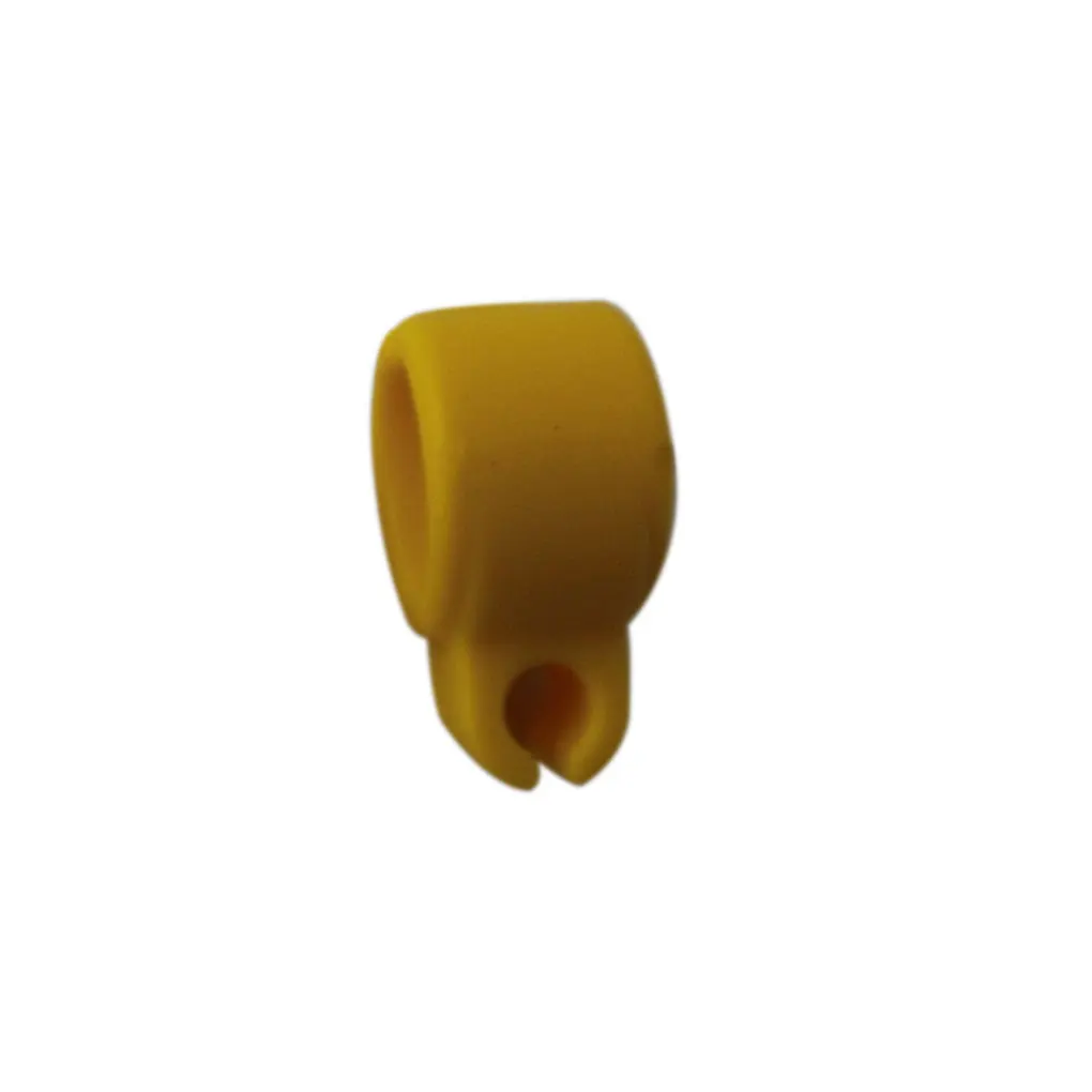 6 Silicone Cigarette Holder Hand Rack Cigarette Holder Regular Smoking Accessories Stand Rack Anti-smoked yellow finger cigarette - Color: 6