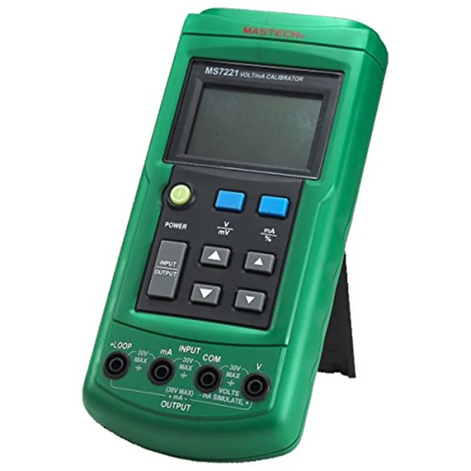 

Digital Multimeter Volt/mA Current Voltage Calibrator Source Auto Range LCD Display Tester Meter DC 0~10V 0~24mA Mastech MS7221