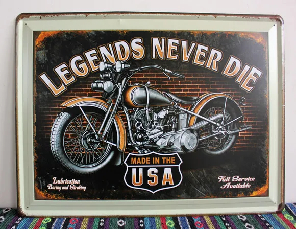 30pcs/lot Metal Sign shabby chic Wholesale Metal Tin Signs Art wall