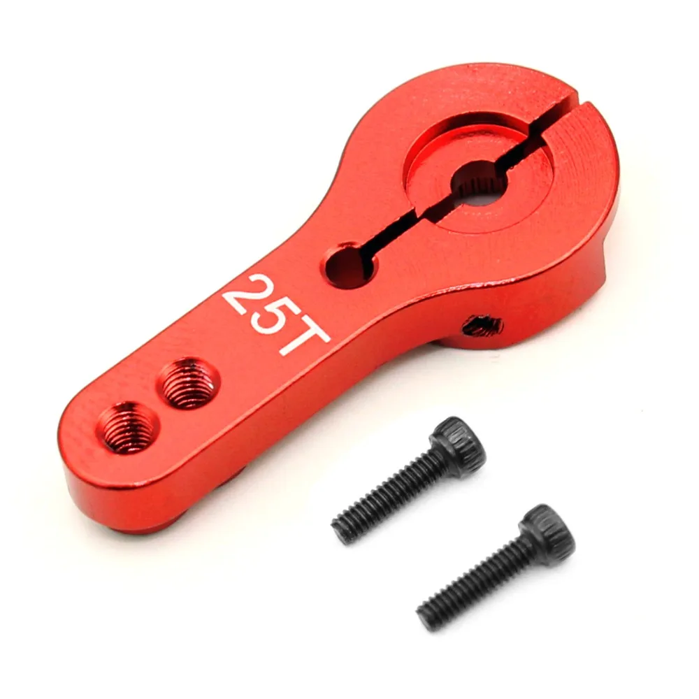 

10Pcs Aluminum Alloy Servo Arm Horn 25T for 1/8 1/10 Scale Models RC Car Robot Boat Airplane Torque Metal Pro EMAX MG995 Futaba