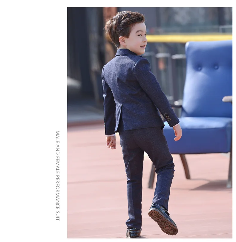  Boys Suits set Formal Boys Clothes children Wedding clothing Blazer Piano Costume back to School (11)