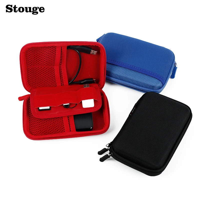 

Digital Accessories Storage Bags Portable Electronic Product External USB Hard Drive Disk Carry Case Cover Pouch Earphone Bag