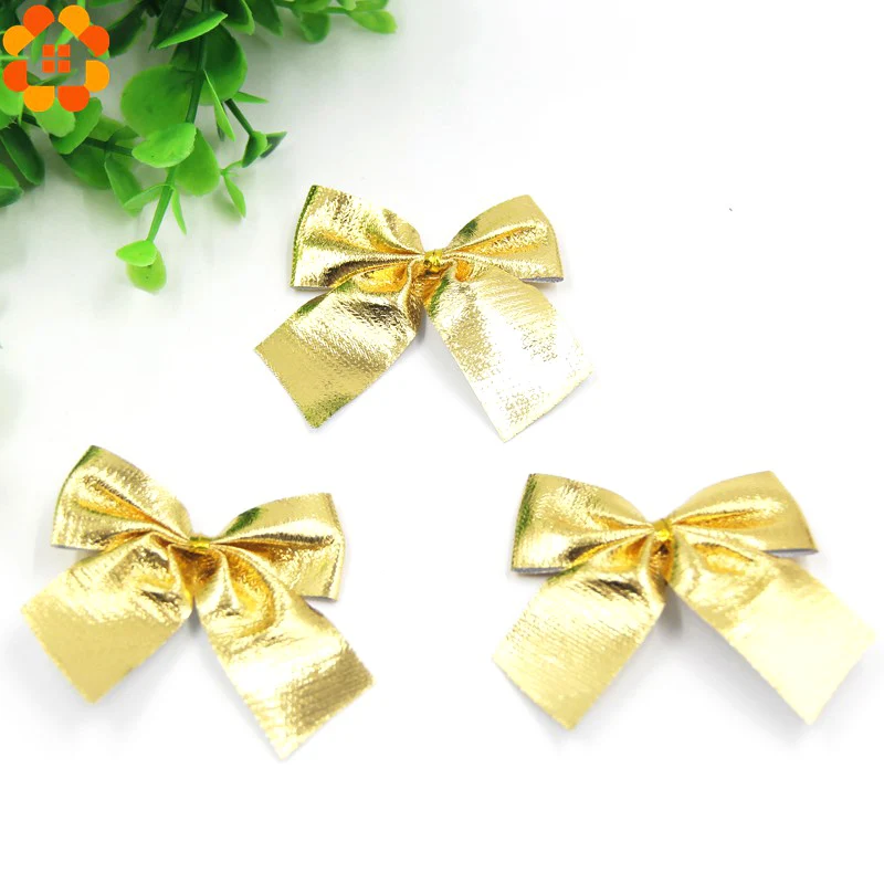 12 шт. новогодние банты красные золотые и серебряные|bow diy|christmas bowschristmas party decoration |