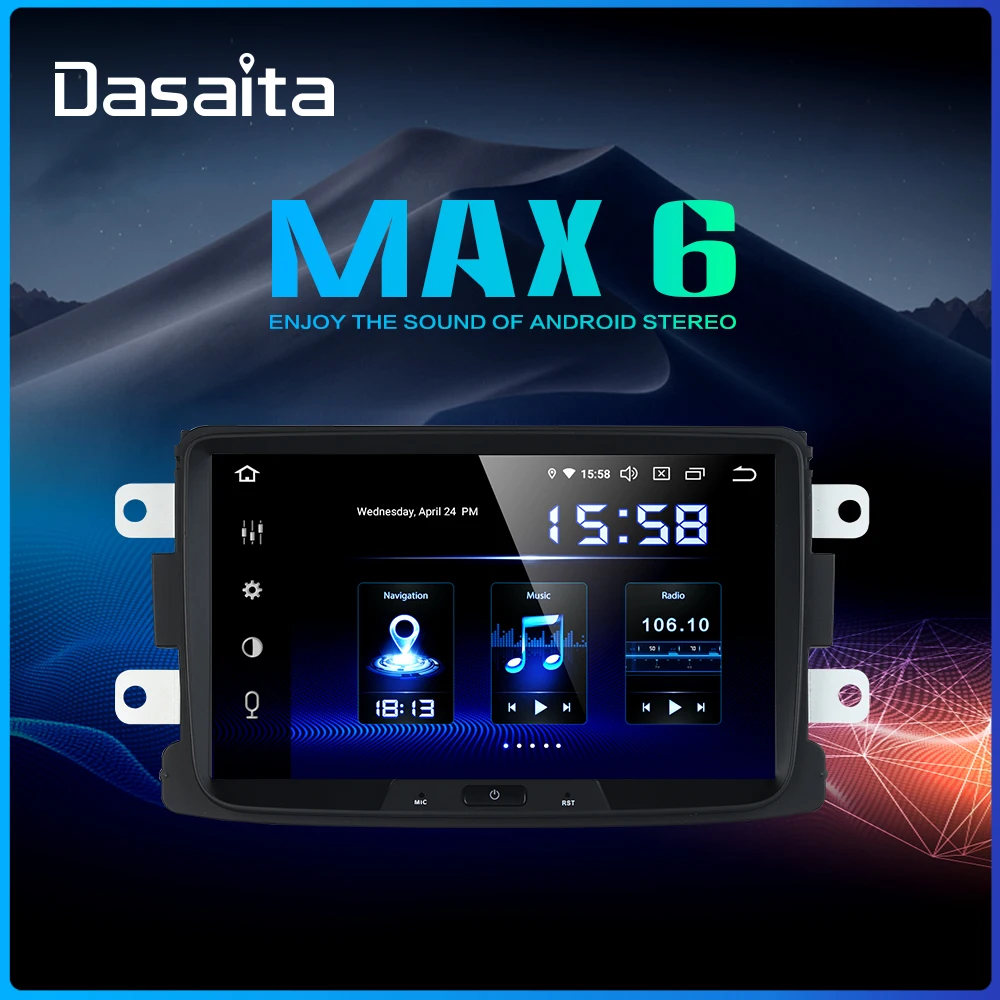Perfect Dasaita 8" IPS Radio Car Multimidia Android 9.0 for Renault Duster Dacia Sandero Duster Captur Lada Xray 2 Logan Autoradio DSP 0 Perfect Dasaita 8" IPS Radio Car Multimidia Android 9.0 for Renault Duster Dacia Sandero Duster Captur Lada Xray 2 Logan Autoradio DSP 0