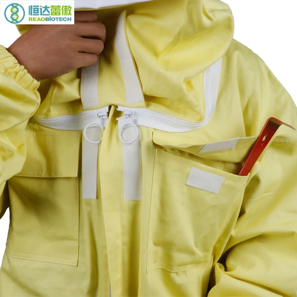 Защитная куртка для пчеловодства, пчеловодство, пчеловодство, хлопок и пастель, квадратная Кепка, пальто, костюм пчеловода, HDBC-006