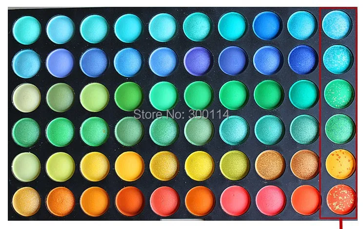 1# 120 colors of eyeshadow (4)