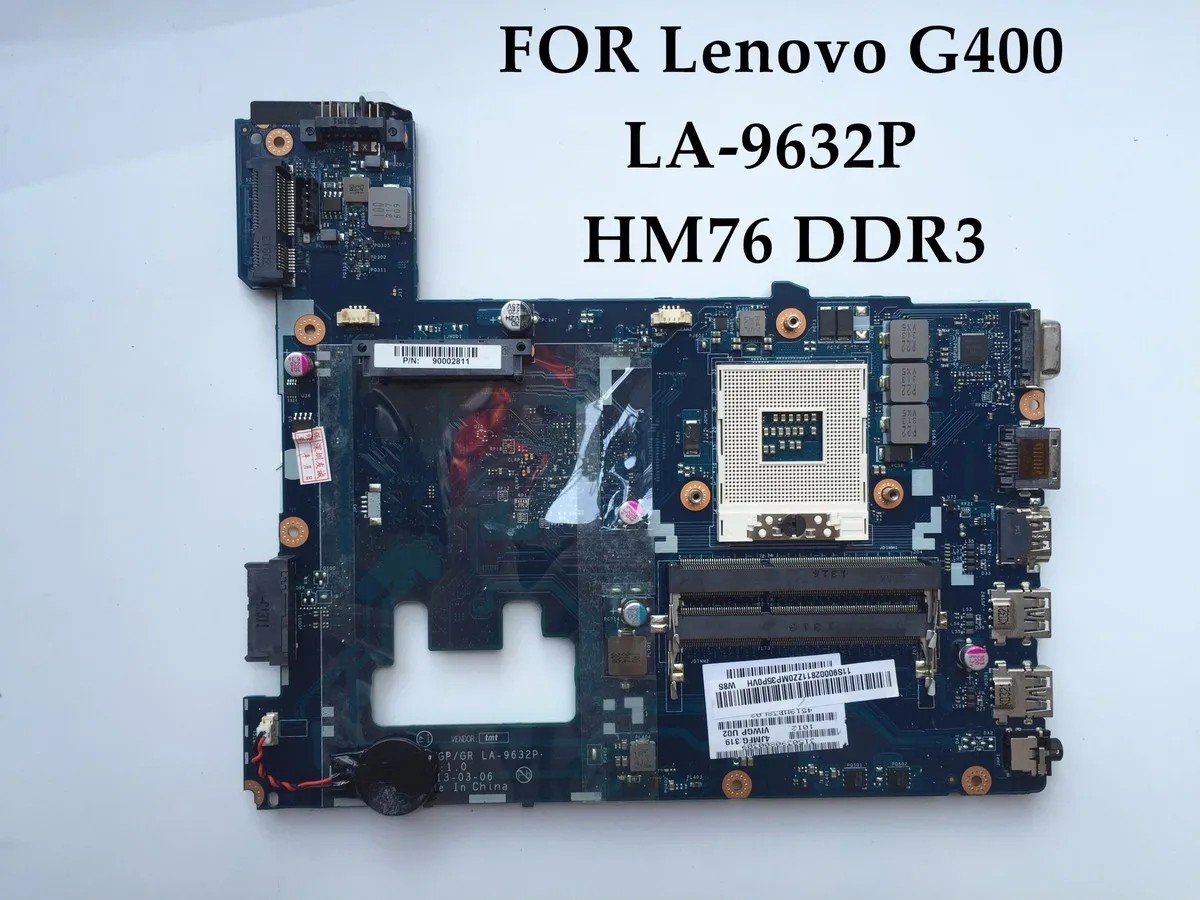 Высокое качество материнская плата для ноутбука Lenovo G400 LA-9632P HM76 чипсет DDR3 100%