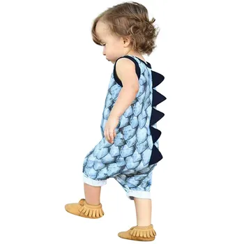 

Newborn Infant Baby Girl Boy Dinosaur Romper Jumpsuit Outfits Clothes Set casual clothes for tollders 6-24M