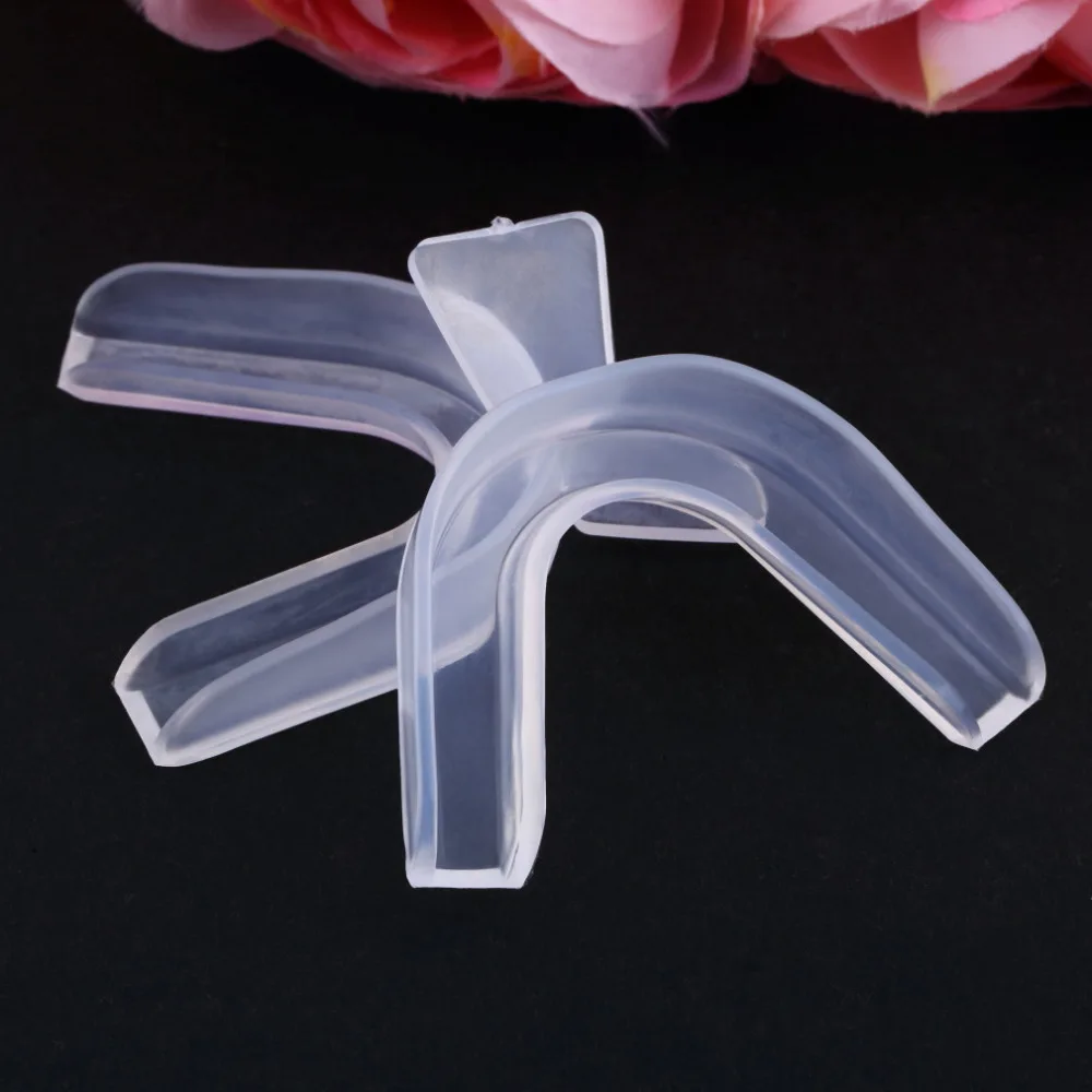 

1 Pair New Transparent Thermoforming Mouth Teeth Whitening Trays Oral Hygiene Dental Teeth Dental Equipment