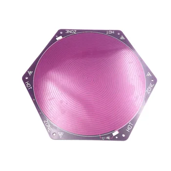 

Funssor Delta Rostock Kossel 3D printer PCB round heated bed 12V 100W with NTC3950 thermistor insulation cotton back