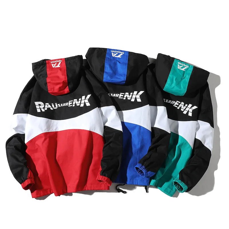 FGKKS Fashion Brand Men Jacket Coat 2019 Autumn Male Hip Hop Streetwear Harajuku Jacket Mens Splice Casual Track Jacket Coat