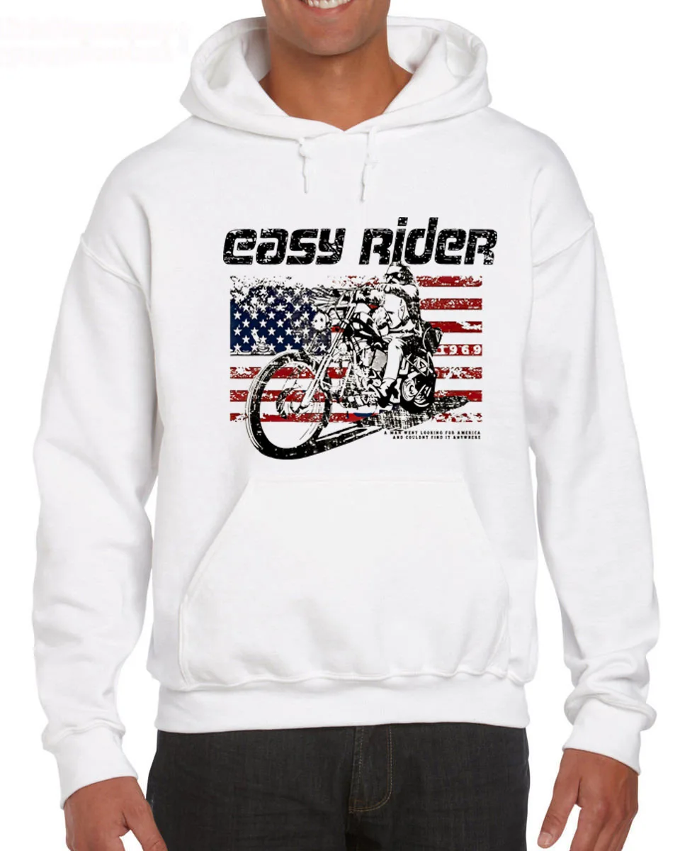 Забавная повседневная одежда Easy Rider классический Байкерский фильм винтажные