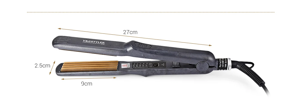 Electronic titanium hair care panel for smooth and shiny hair 208 Corn Splint Hair Tool Electronic titanium hair care panel for smooth and shiny hair 208 Corn Splint Hair Tool