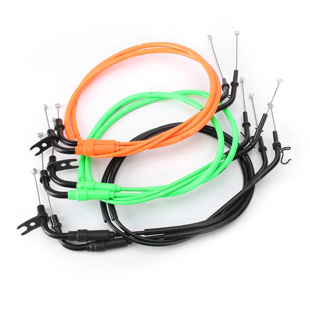  Throttle Cables Accelerator Lines Steel Wires For Kawasaki Ninja Z1000 2014 2015 2016 Pair Motorcycle Accessory Parts