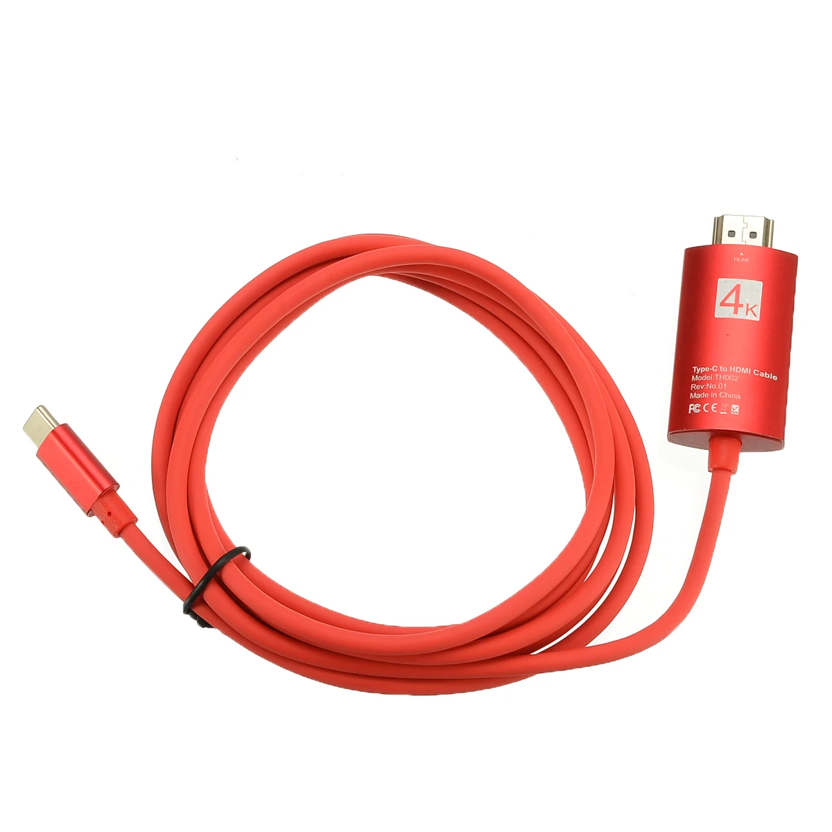 Красный USB C к hdmi-кабель, адаптер для samsung Galaxy S9/S9 PLUS 2 м 6 футов USB-C type-C к HDMI кабель HDTV адаптера - Цвет: Красный