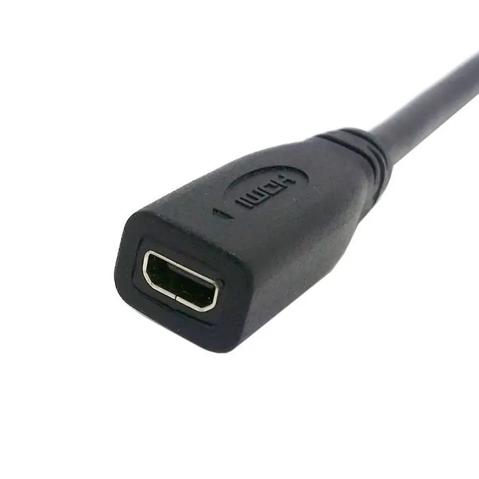 Новый переходник с разъемом типа D Micro HDMI v1.4 Мама на Type C Mini папа 10 см|adapter cable|hdmi cable