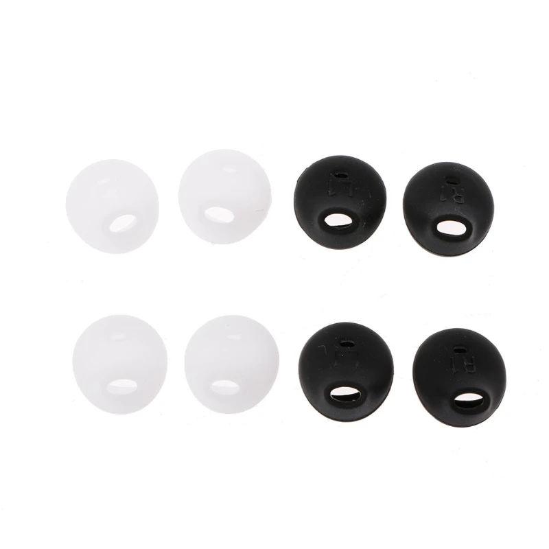 

OOTDTY 4 Pairs Silicone Earpads Ear Caps With Storage Box For Samsung S6 S7 edge Earphone