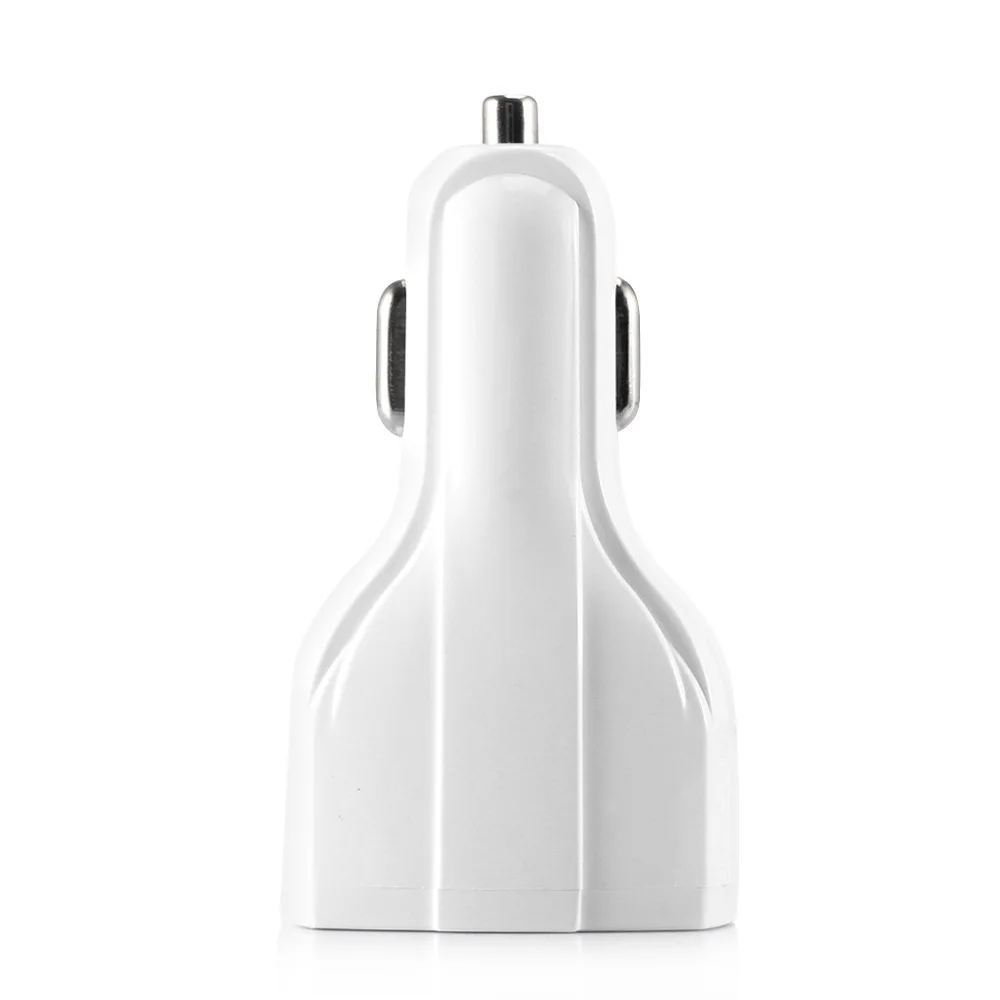 سريع تهمة 3.0 سيارة مهايئ شاحن 3.5A QC3.0 سريع شاحن سيارة-شاحن 3 ميناء USB سيارة الهاتف المحمول شاحن آيفون 8 زائد X