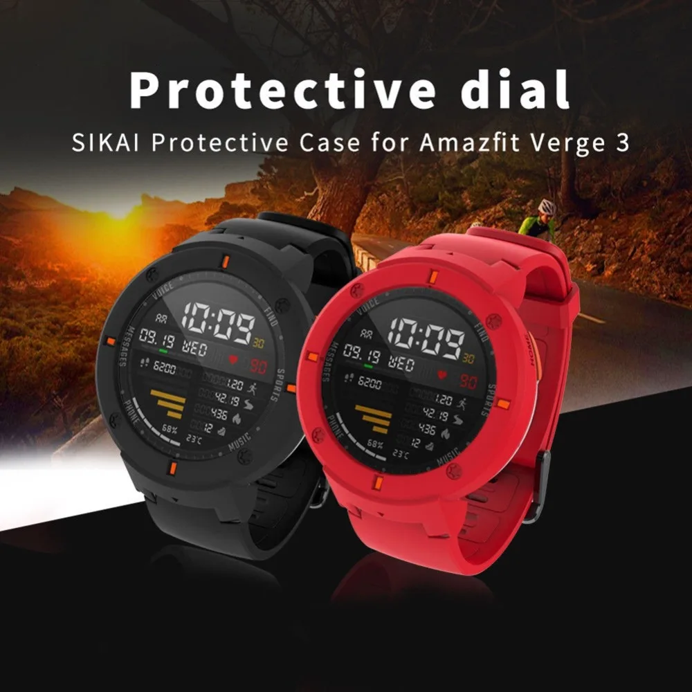 Для Xiaomi Huami Amazfit Verge 3 защитный бампер чехол для часов спортивный бампер