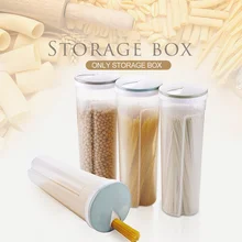Многоцелевой коллекционный резервуар для кухни герметичная коробка пищевая бутылка для хранения 3 цветов ПП Паста Лапша, рис зерновые десерты