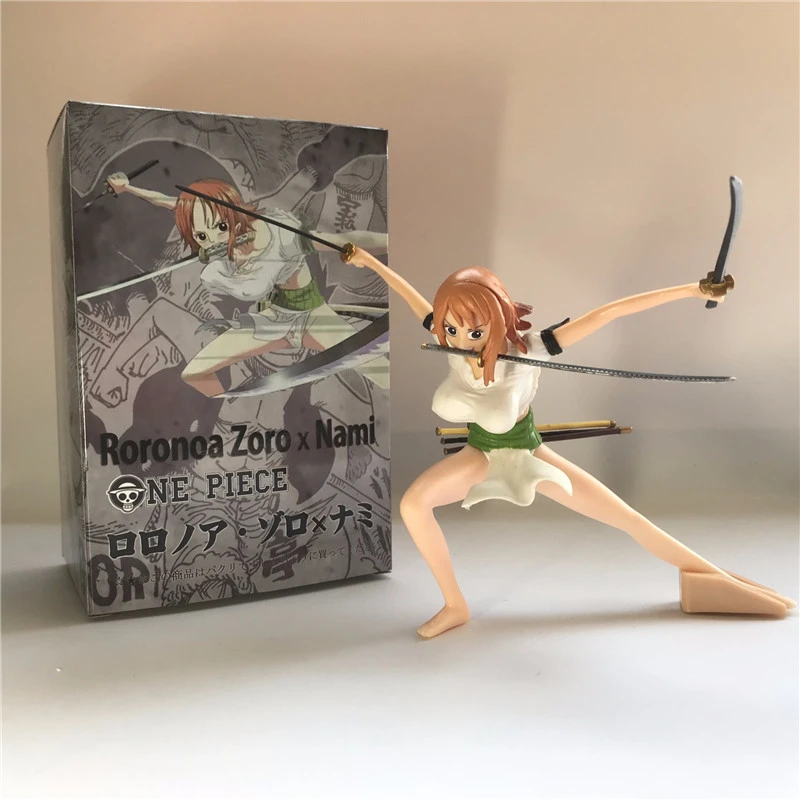 5 9 One Piece Roronoa Zoro X Nami Thief Cat Anime Sexy Figures Three Knife Flow Pvc Action Figure Toy Box T128 Action Figures Aliexpress