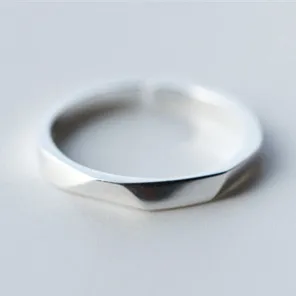 

MIESTILO New Simple 925 Sterling Silver Rings Morden Adjustable Ring | Korean Fashion Designer Styling Sterling-silver-jewelry