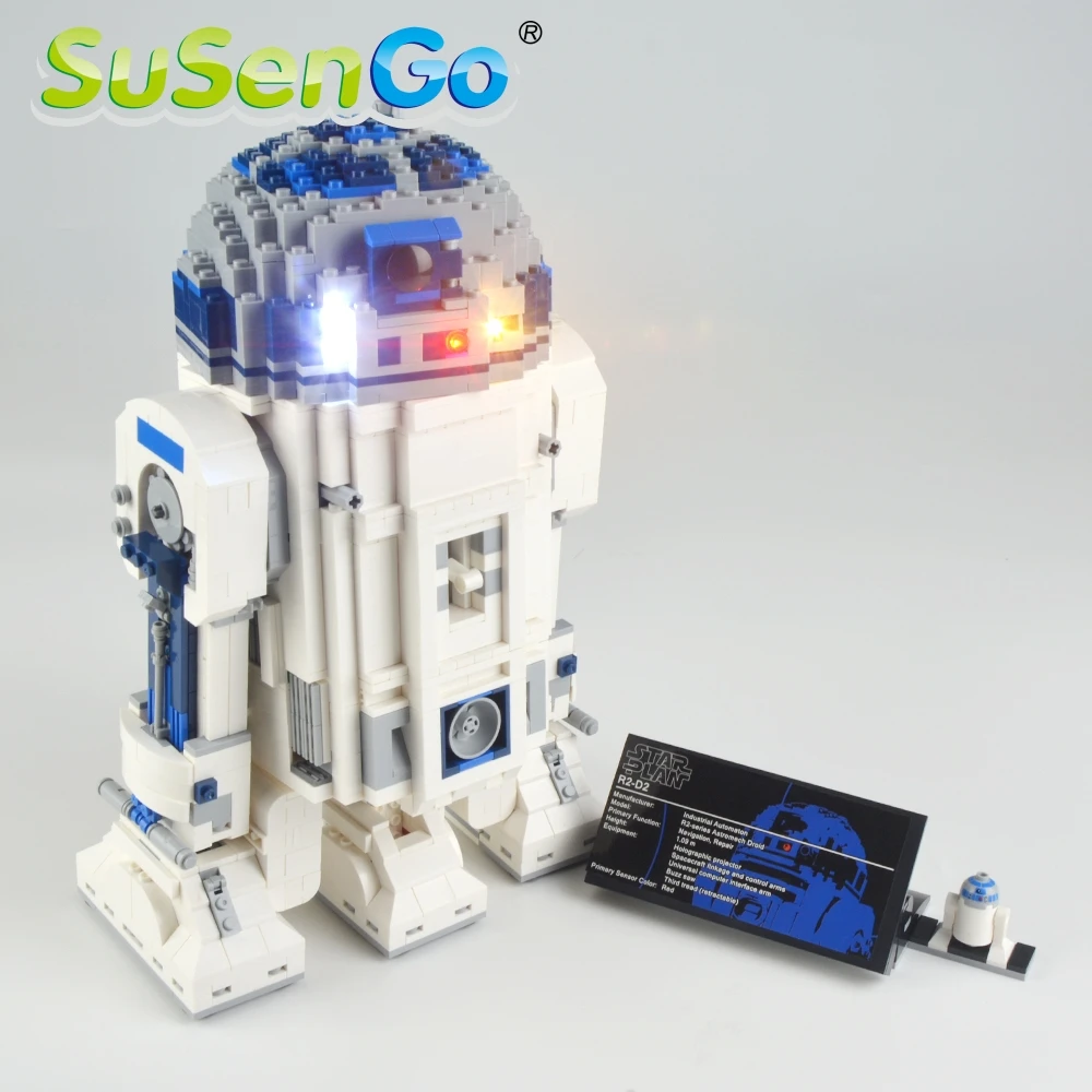 

SuSenGo Led Light Up Kit For R2-D2 Light Set Compatible With 10225 (NOT Include Model Set )