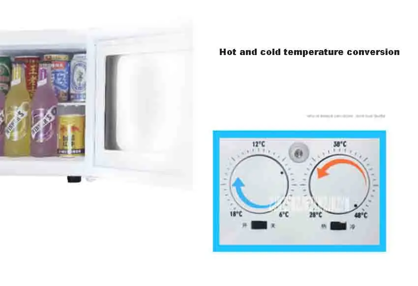 BC-17S холодный и теплый холодильник с одиночной дверью холодильные гостиничные холодильные витрины бытовые мини-холодильник 220 в 60 Вт 17л