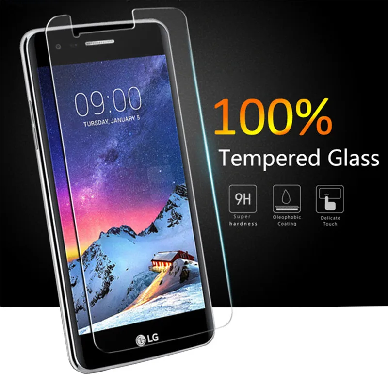 9H Touch Screen Protector Guard Film HD 2.5D 0.3 mm Tempered Glass For LG LV3 G6 K4 (2018) Film