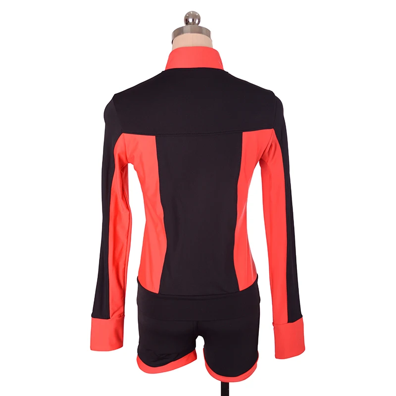 Skating Trousers Teens Team Performance Wear Colorful Lines Skating Suits Women Jackets Girls Training Costumes
