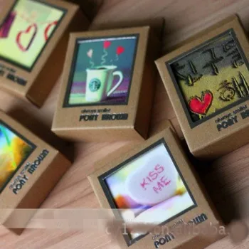 

40pcs sweet heart paper mini card message memo cards for photo wall decoration
