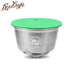 304 Нержавеющая сталь металл, пригодный для Nescafe с фильтром использовать 200 раз Capsula Dolce Gusto Кофе дорожный вскрытия