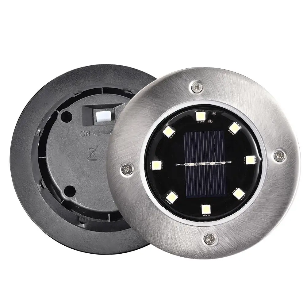 v com 600 Refrescante Jardim Subterrâneo Levou Diodo Lâmpada Luz Solar Ip65 100ma 2 Mah Bateria Recarregável Aaa Ni-mh Abs 7 Luzes e Iluminação