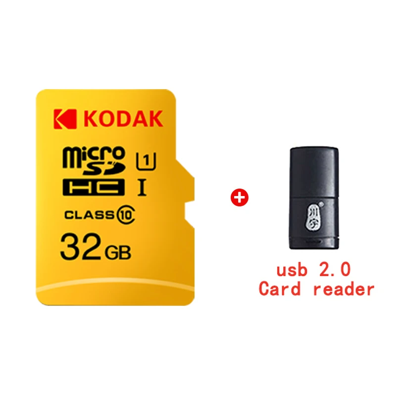 32GB-C286 Kodak micro sd карта 16 ГБ 32 ГБ 64 ГБ 128 ГБ SDXC/SDHC класс 10 Флэш-карта памяти micro sd 32 Гб sdcard для смартфонов/камер - Емкость: 32GB-C286