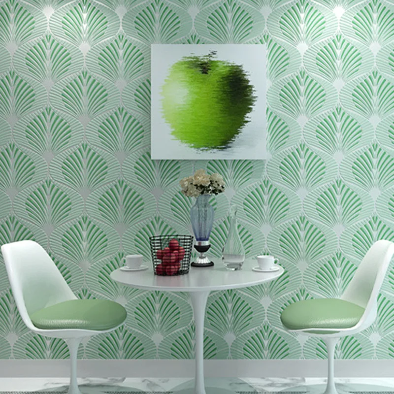 

beibehang Modern minimalist 3D nonwoven wallpaper Living room dining room bedroom wall geometry bedroom decoration wallpaper