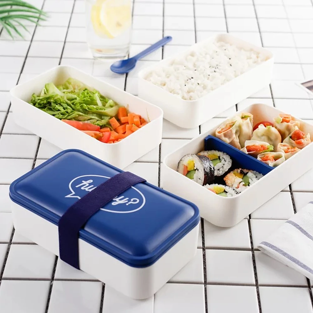

Plastic Lunch Box Bento Boxes For Kids Eco-friendly Food Container Microwave LunchBox Containers with compartments
