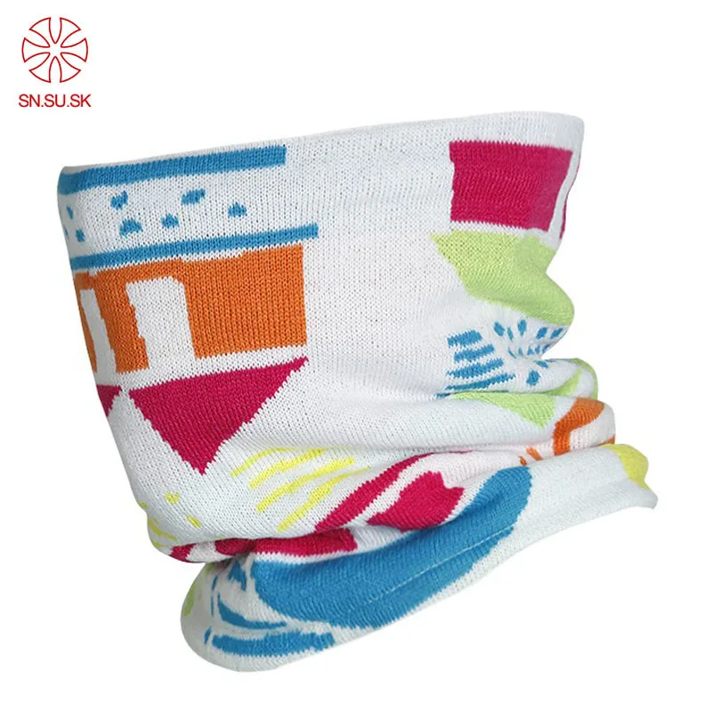 Men Double-deck Polar Fleece Windproof Face Mask Fashion Autumn Winter Outdoor Sport Ski Bicycle Loop Scarf Male Warm Neck | Аксессуары