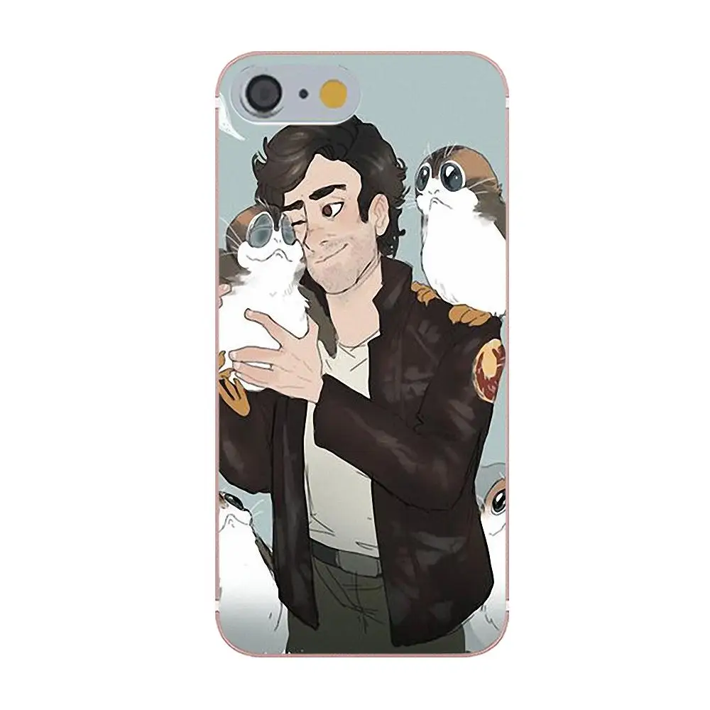 Мягкий ТПУ чехол для мобильного телефона Star Wars The Last Jedi Porgs Galaxy Alpha Core Prime Note 4 5 8 S3 S4 S5