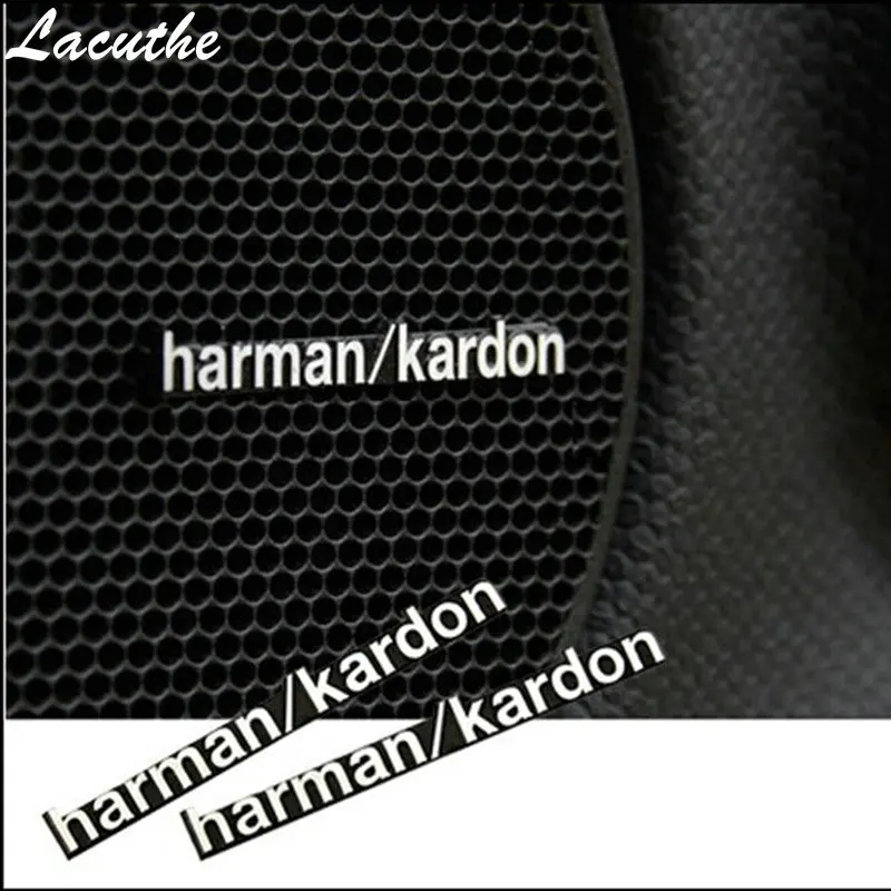 Lacuthe 3D Harman/Kardon Hi-Fi спикер стерео спикер алюминиевая эмблема наклейка автомобиль аксессуары Стайлинг