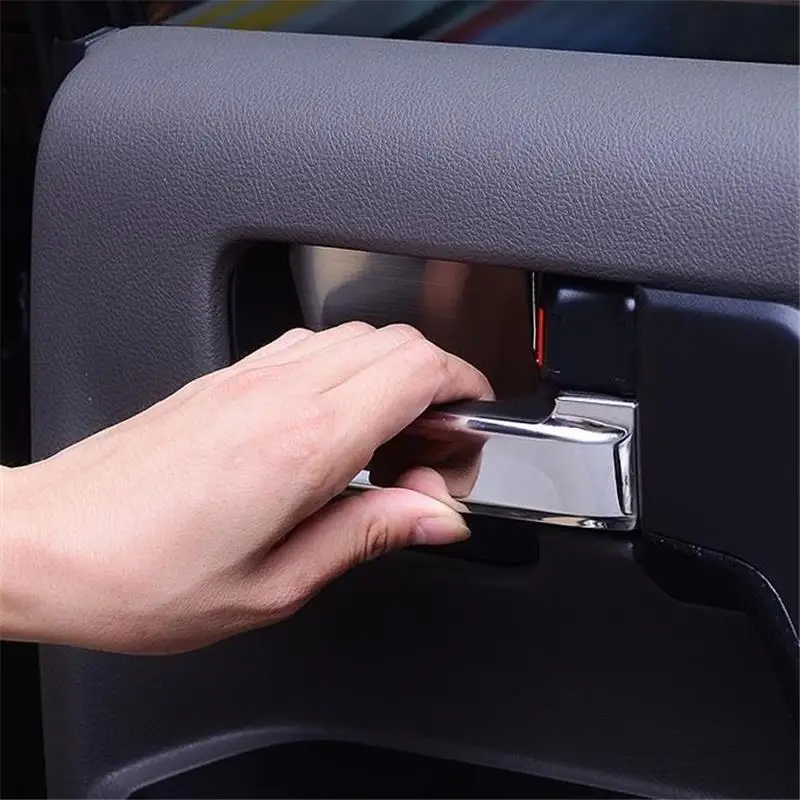 

Chromium Air Conditioner Door Handle Interior Protecter Modification 08 09 10 11 12 13 14 15 16 17 18 FOR Toyota Land Cruiser