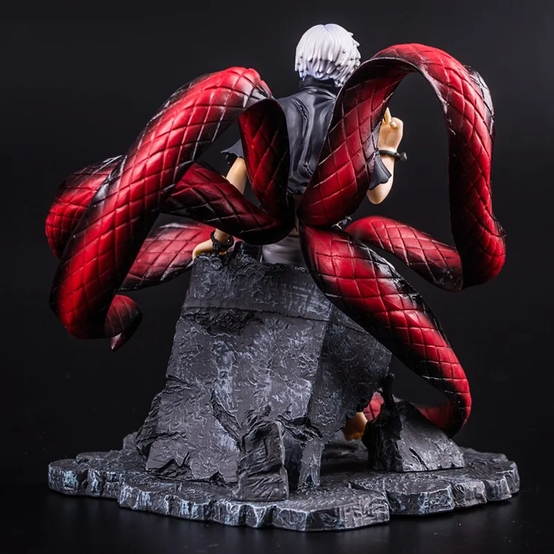 Экшн фигурка Ken Kaneki в штучной упаковке 1/8 весы с 2 головками аниме Tokyo Ghoul большая