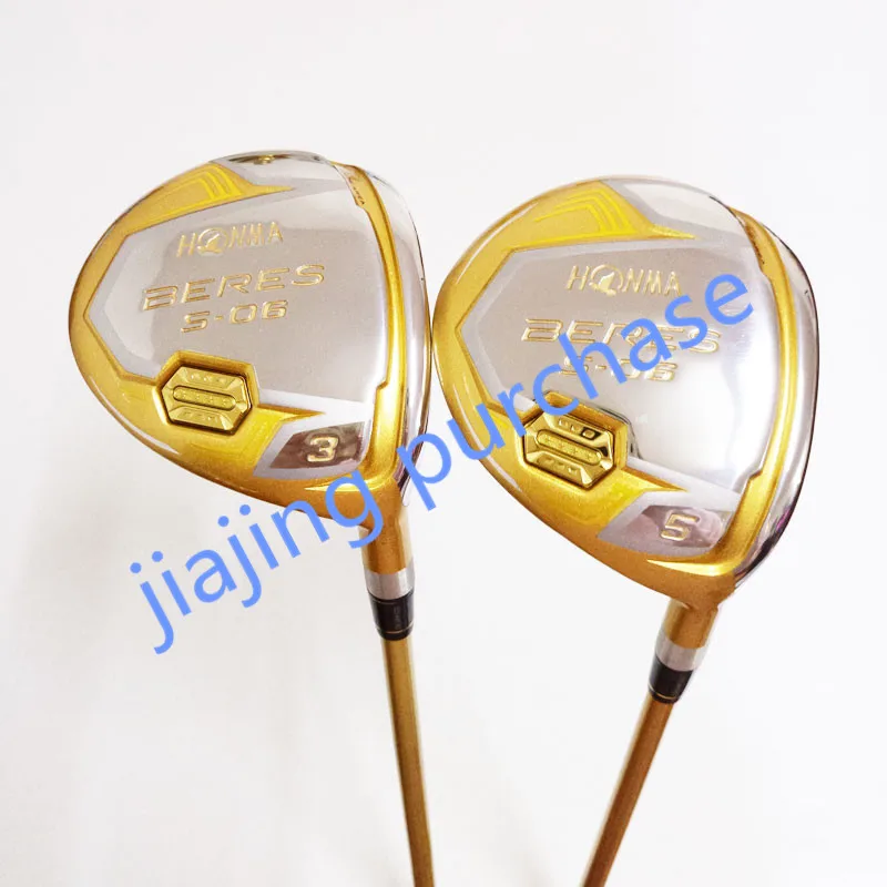 Гольф клуб Хонма S-06 четырехзвездочная рыцарские 1+ fairway wood 2+ железо 10+ Клюшки 1 графитный вал ball cap хип-хоп