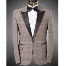 New Arrival Men’s Fashion Formal Dress Suit Sets Wedding Dress Male MC The Host Suit Jacket Plus Size (suit+pant) free shipping