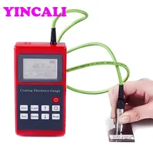 Портативный толщиномер покрытия Leeb210 Магнитный индукционный тестер толщины немагнитных покрытий на магнитных подложках